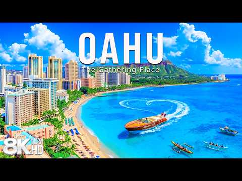 [8K] Oahu 2026 🇺🇸 Sun Kissed Shores, Emerald Valleys & Stunning Ocean Views