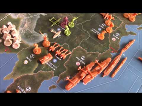 Axis and Allies Spring 1942 Second Edition: Japan Turn One Strategy