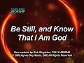 Kids Worship: Be Still and Know that I Am God (Psalm 46:10)