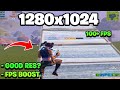 Is this The BEST Stretched Resolution in Fortnite Chaper 3?! (FPS BOOST, 0 DELAY, 1280X1024) GT 710