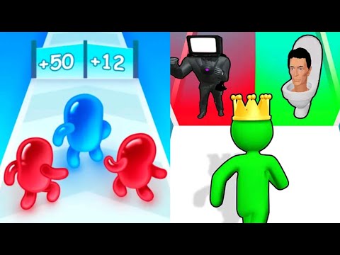 Join Blob Clash 3D VS Giant Rush Max All Levels Gameplay Android,iOS NEW UPDATE