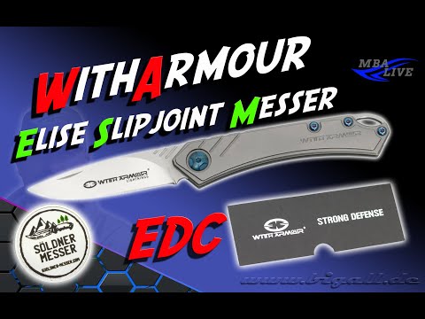 WithArmour Elise EDC Messer *gut & günstig* mit Titan