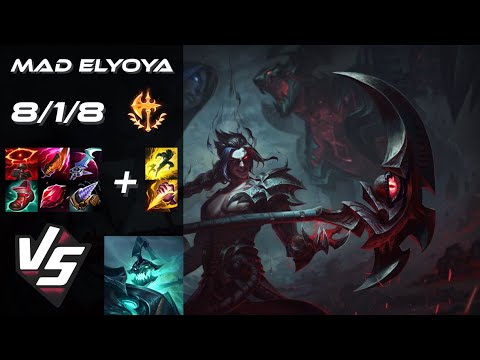 MAD Lions Elyoya JUNGLE Kayn vs Hecarim - EU Grandmaster Patch 14.24