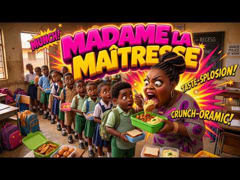 Madame la Maîtresse : Elle mangeait les goûters de ses petits élèves