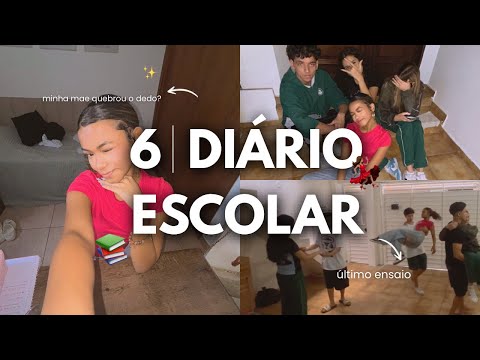 LATE FOR SCHOOL + LAST DANCE REHEARSAL💃🏽 📚| SCHOOL DIARY 6 | Bia Amaral