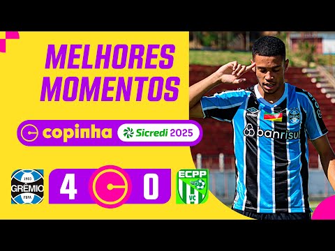 GRÊMIO 4 X 0 VITÓRIA DA CONQUISTA-BA | MELHORES MOMENTOS | 1ª RODADA | COPINHA 2025