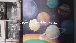 Paint with me | Acrylic paint on canvas, inspired by BTS 💜
