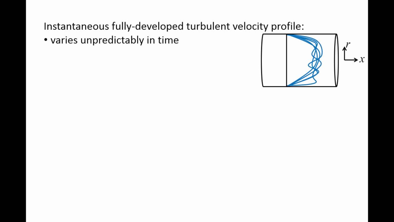 Fluid Mechanics:  Topic 8.2 - Developing and fully-developed flow in pipes