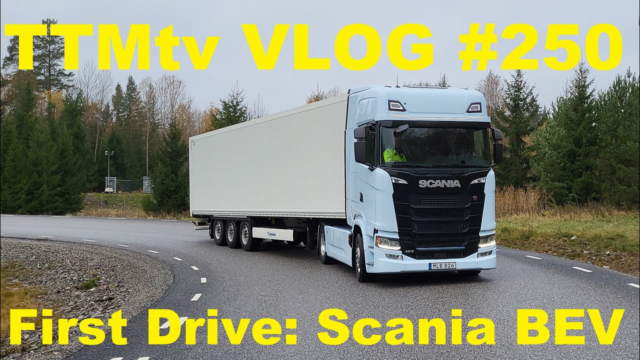 TTMtv VLOG #250 - Eerste rit Scania BEV 45S/45R