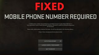 How to Fix Mobile Phone Number Required on Modern Warfare II | Guide