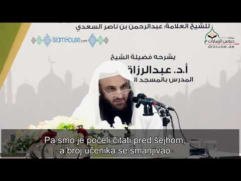 Priča o šejhu Usejminu i jabuci│šejh Abdurrezak el Bedr