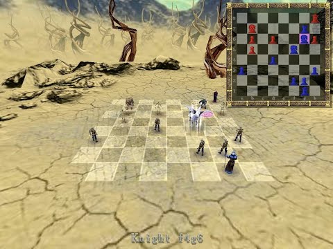 4k  WAR CHESS  I TWO DEADLY KNIGHT !!!