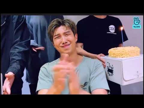 Happy birthday namjoon Rm birthday on V live.