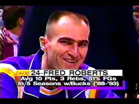 Lakers at MILW Bucks, 1996 (Chick n Stu)