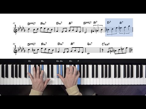 The Most Beautiful Modulation In Jazz Piano