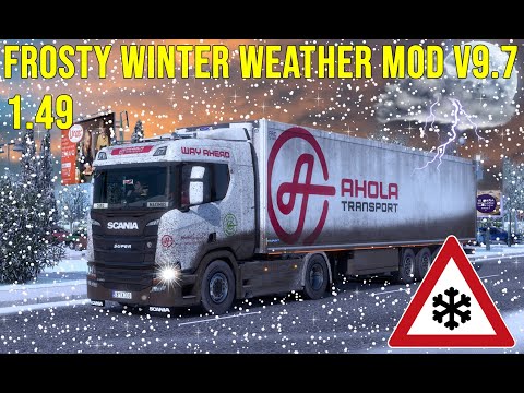 Frosty Winter Weather Mod V9.0 Ets2 – XINLG