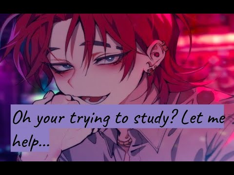 【M4A ASMR】Guy friend "Helps" you study (Kissing, Ear kisses, Friends to lovers)