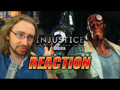 MAX REACTS: Hellboy Gameplay Reveal - INJUSTICE 2