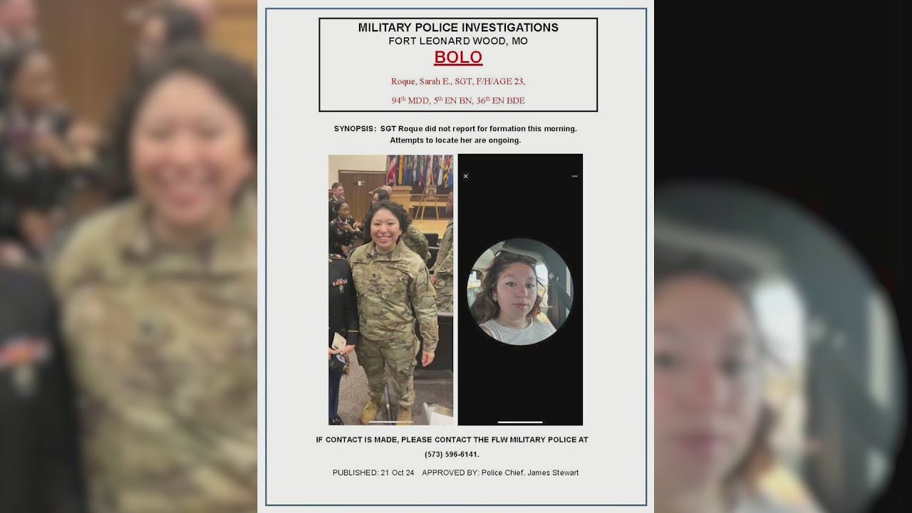 Person of interest in custody after Ft. Leonard Wood soldier's death
