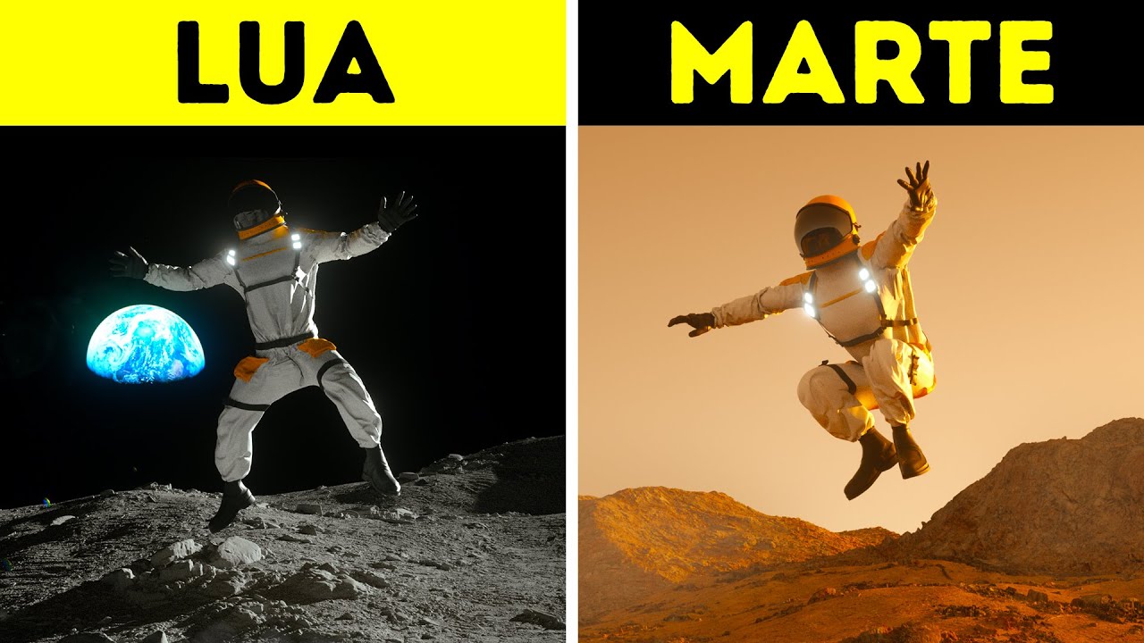 Qual a Altura que Você Poderia Saltar em Diferentes Planetas