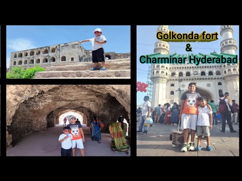 Kids’ Fun Trip to Golkonda Fort & Charminar | Hyderabad’s Iconic Landmarks #viralvideo #trending