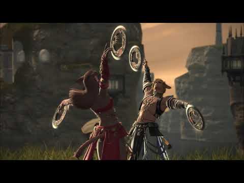 Final Fantasy XIV Lvl 80 Dancer job quest cutscene