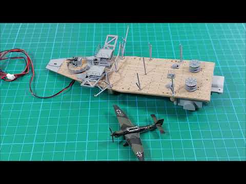 Graf Zeppelin Hachette Flugzeugträger 1:200 Lieferung 4 Ausgabe 8 - 11