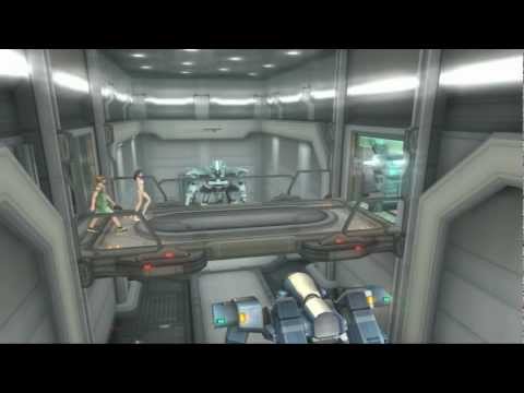 Xenosaga III HD Cutscene 056 - VX-7000 (CAT Testing Ground) - ENGLISH - SWIMSUIT MODE