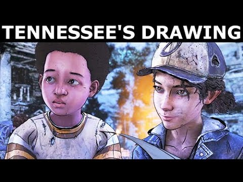 Tenn's Drawing - Alternative Choices - The Walking Dead Final Season 4 Episode 1: Done Running