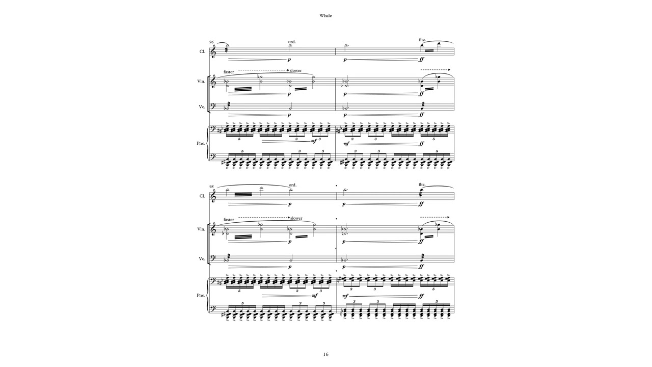 II. Whale (score video)