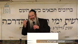 שבת גדלנו 3 | יו"ר הארגון הרה"ג רבי שמעון שנייבלג שליט"א פנאל ליל שישי