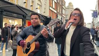 Just Chillin in the rain, this happened - Alicia Keys Allie Sherlock Cover & Fabio Rodriguez