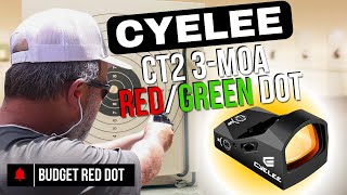 Cyelee CT2 RMR/SRO Red/Green Dot Sight 3 MOA | Best Budget Red Dot Sight