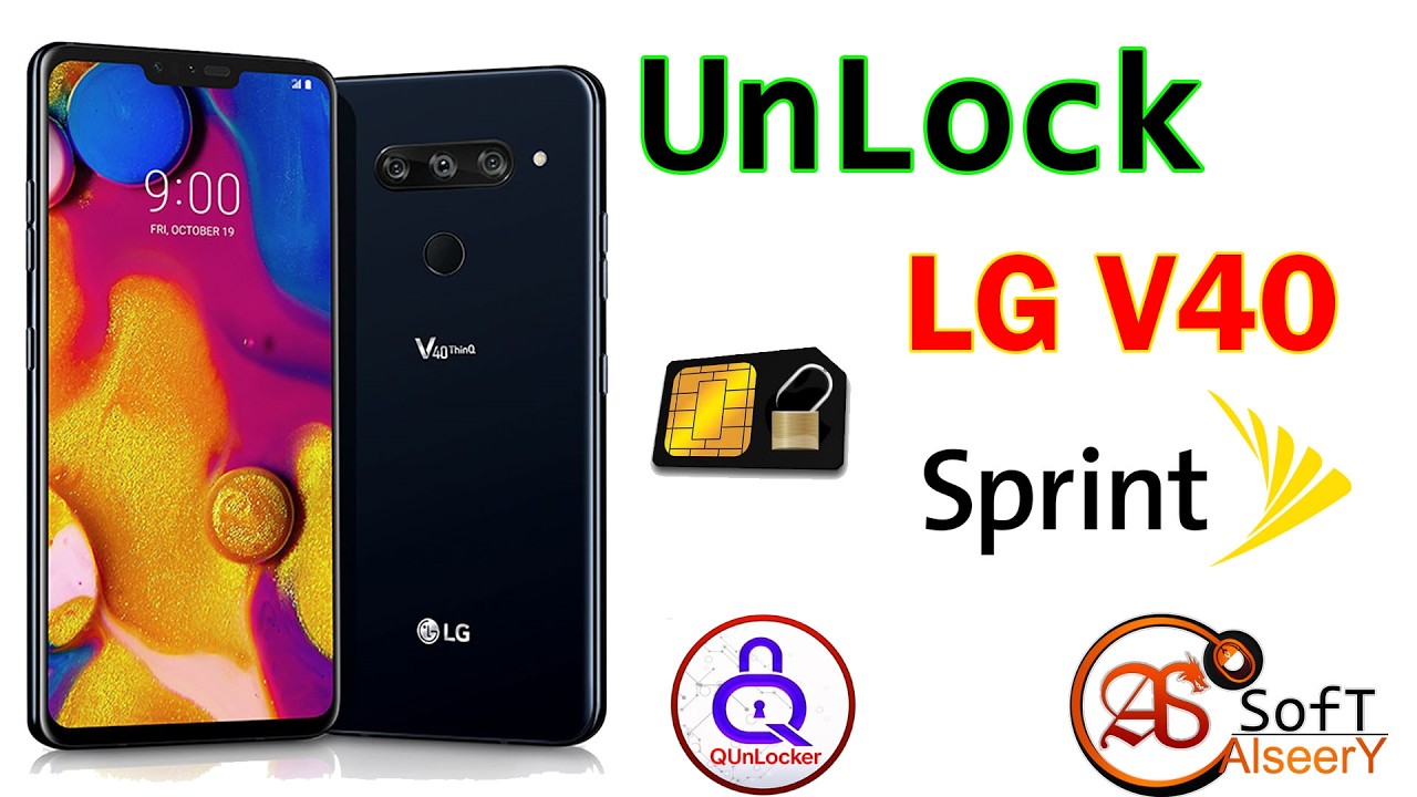 Direct UnLock LG V40 | LM-405UA Sprint | BY Q-UnLocker