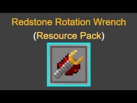Minecraft 1.13  Redstone Rotation Wrench Datapack Updates