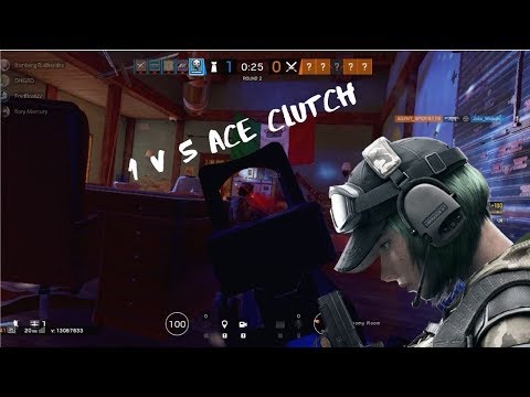 RAINBOW SIX SEIGE INSANE 1 V 5 ELA ACE CLUTCH VS HIGH RANK PLAYERS