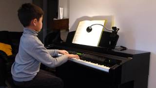 preview picture of video 'J-S Bach, Invention à 2 voix n°10 en Sol majeur (BWV 781) - Mathys (piano), le 8/03/15'