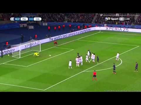 Zlatan Ibrahimović Freekick vs Chelsea |2/16/2016| HD | Edit |