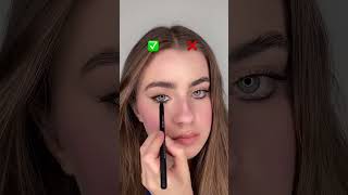 how to apply eyeliner on your lower lash line    turorial using sigmabeauty black eye pencil Ib: an
