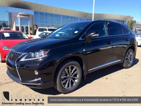 Black on Black 2015 Lexus RX 350 AWD F Sport Package Review at  Lexus of Edmonton New