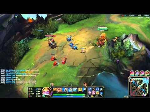 LoL - Heimerdinger vs Yorick top - Placement game Season 6 - Patch 6.1