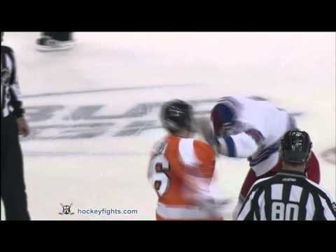 Dale Weise vs Zac Rinaldo Sep 26, 2011