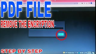 ✅ How To Remove The Encryption On A PDF File 🔴