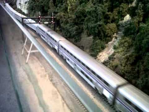 Westbound California Zephyr on singletrack Pt 205 Lake Shore model railroad club