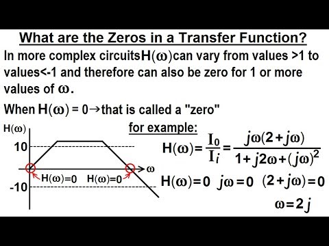 Electrical Engineering Ch 15 Frequency Response 1 of 56 What is a Transfer Function 1 of 3