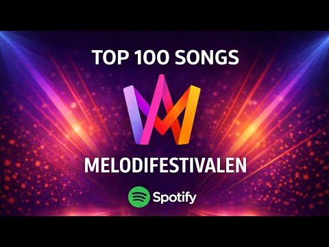TOP 100 songs in Melodifestivalen according to Spotify [2026]