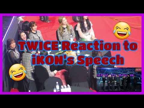 iKON | TWICE Reaction to iKONs Winning Record Producer of the year 2018