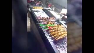 preview picture of video 'Tasty Beef kabab, chicken tikka and malai boti with chicken leg.travel log'
