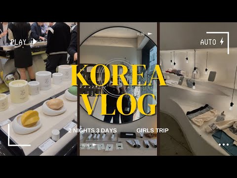 [Korea Vlog] Visitou a Coreia pela primeira vez em 3 anos | 2 noites e 3 dias | Compras em lojas imperdíveis em Seul 🛍️