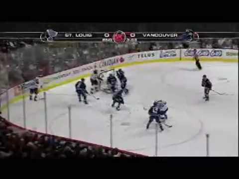 Vancouver Canucks vs St. Louis Blues 4/17/09 Game 2